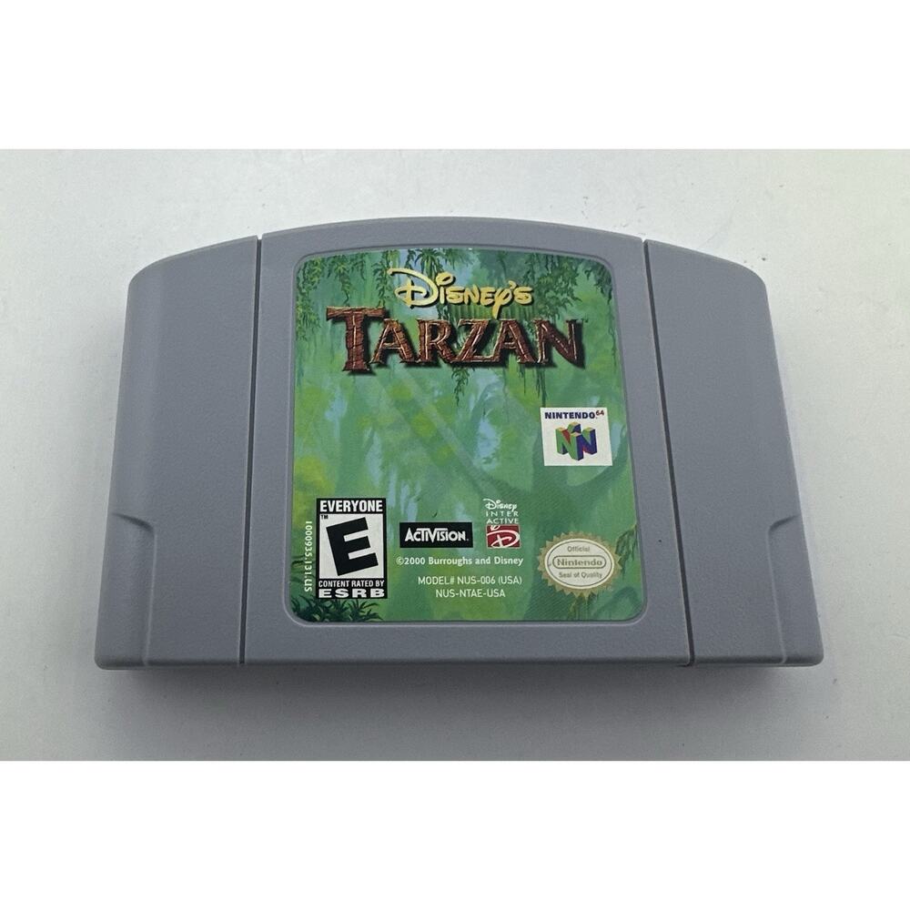 Disney's Tarzan Nintendo 64 N64 Original Authentic Tested Fast Shipping Gaming